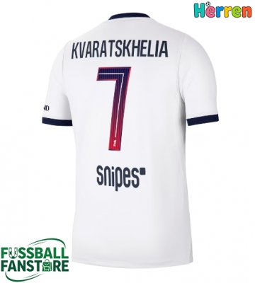 Paris Saint-Germain Khvicha Kvaratskhelia #7 Replik Auswärtstrikot 2026-27 Kurzarm